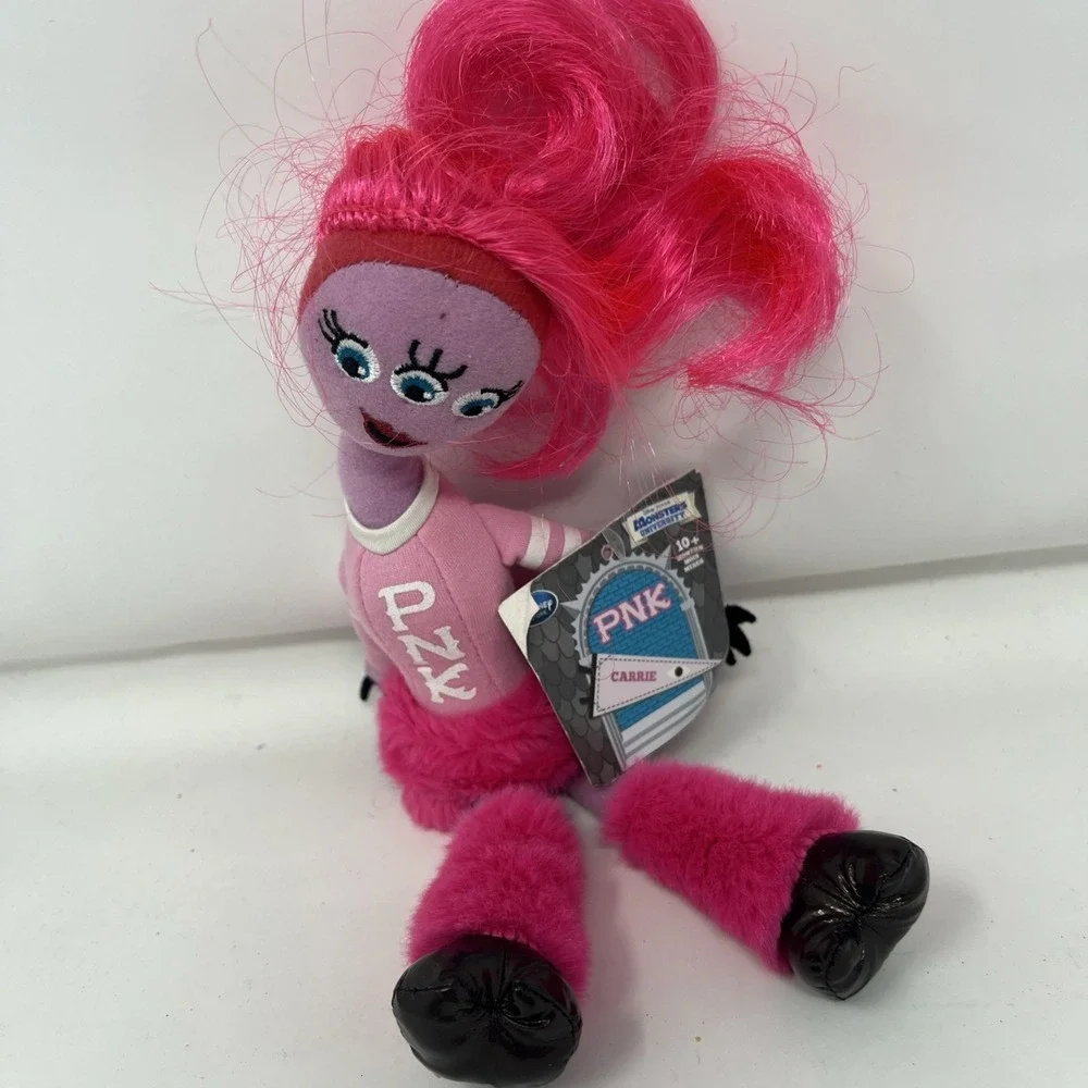 Disney Store Monsters Univsersity PNK Pink Carrie Williams Plush Toy Doll NWT